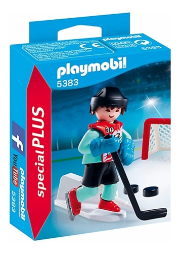 Playmobil 5383 Jugador Hockey Hielo Original Intek