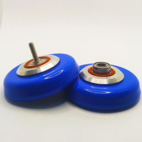 Imagem 2 de 4 de Ioio Profissional De Rolamento Nexus Yoyo Azul+ 5 Cordas