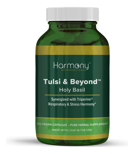 Suplemento Harmony Nutraceuticals Tulsi Holy Basil 120 Cápsu