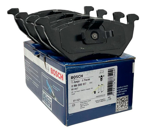 Imagen 1 de 3 de Pastillas De Freno Del Bosch P/ Gol Trend Voyage 2012-2017