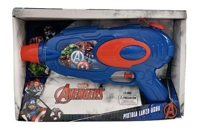 Pistola De Agua Avengers Marvel Para Niños +3años 