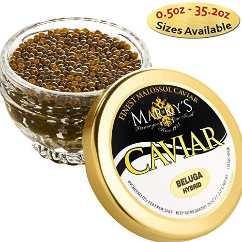 Beluga Caviar Negro Híbrido De Marky - 2 Oz Prima Suh Bae Es