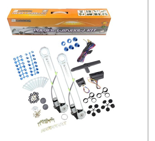 Kit Alzacristal Auto Universal  2 Vidrios