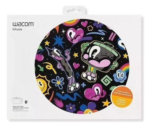 Tableta De Dibujo Wacom Intuos Small Black Bluetooth Black