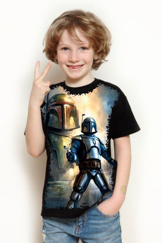 Camiseta Criança Frete Grátis Filme Star Wars Clone