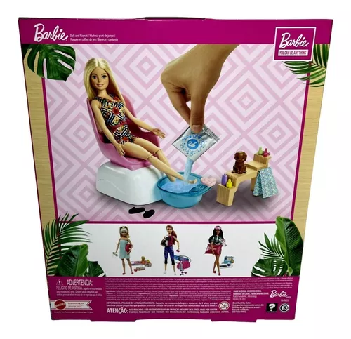 Conjunto Salão De Beleza Boneca Barbie Articulada Original