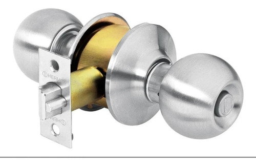 Imagen 1 de 2 de Cerradura Turbal Cromo Mate Recamara Hermex 23565