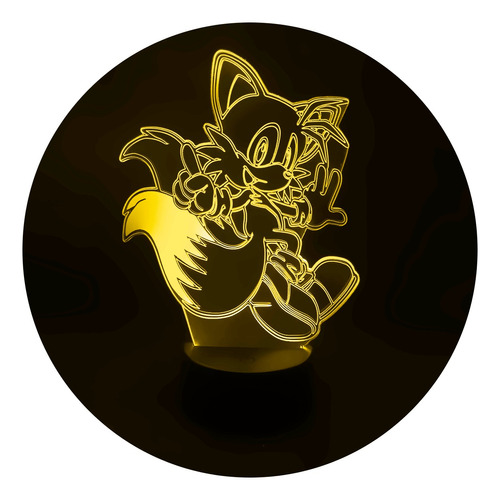 Lampara 3d Sonic Y Tails 