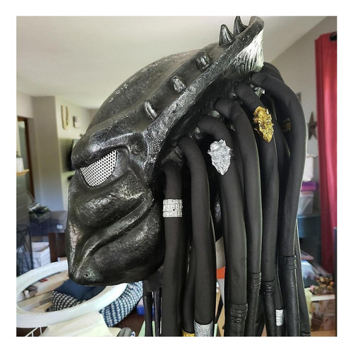 Predator Casco Halloween Cosplay Disfraz Prop Látex