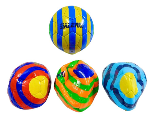 Balón Lineas De Fútbol #2 Mini Equipo Diseño Rallas