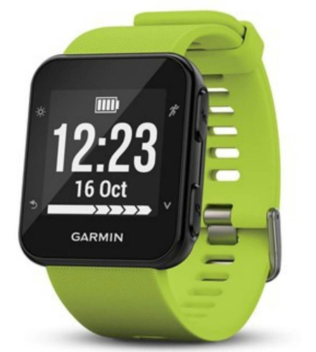 Relógio Esportivo Garmin Forerunner 35 Verde Com Medição