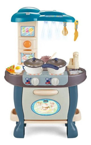 Cocina Infantil Juguete Cocinita Con Luz Sonido Y Accesorios
