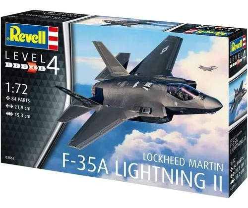 Avion Revell 3868 Maqueta F35 Lightning 1/72 Para Armar