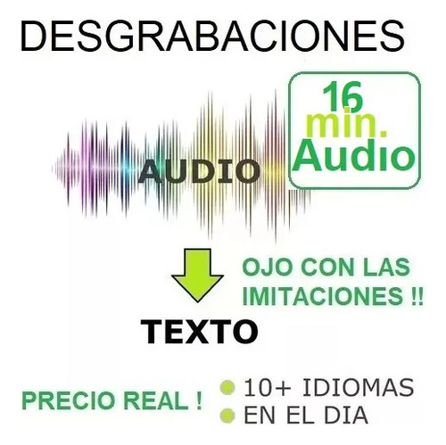 Transcripciones - Desgrabaciones De Audio Y Video A Texto