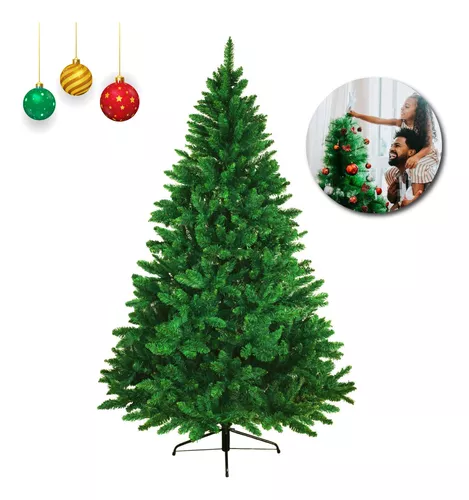 Arvore Natal Dobravel Decoracao Natal C/Enfeite Bolinhas 1,20m