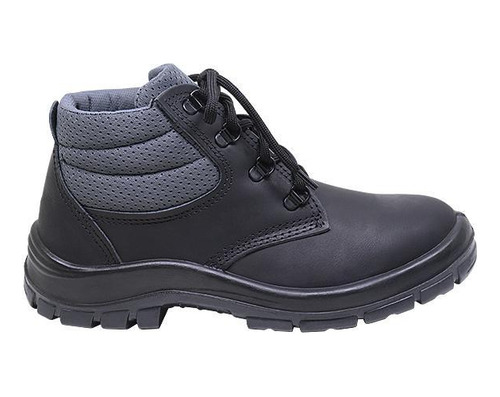 Bota Segurança Kadesh Fx342004p Bico Aço Couro Preto C.a