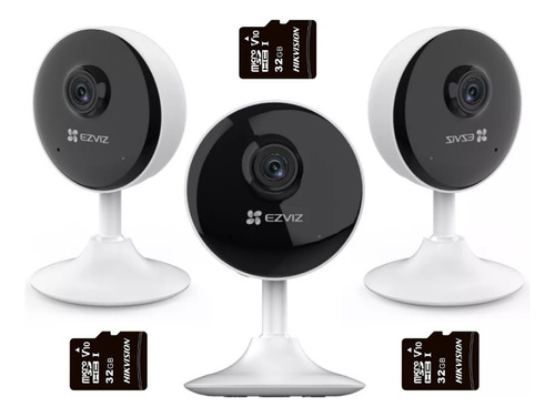 Camara De Seguridad Ezviz C1c Auto Instalables Con Memoria 