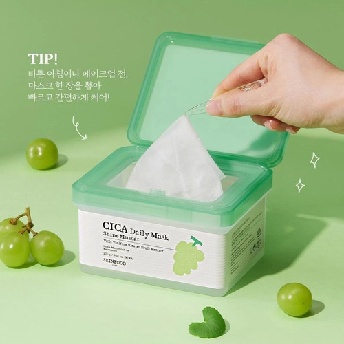 Skinfood Mascarilla Shine Muscat Cica Todo Tipo De Piel