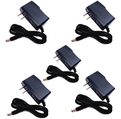 Kit 5 Adaptador O Fuente De Poder 12v 1amperio