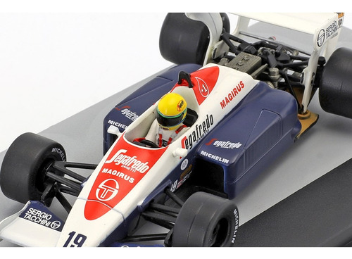 1/43 Altaya Toleman Tg84 Ayrton Senna F1 1984 Gp Inglaterra Branco