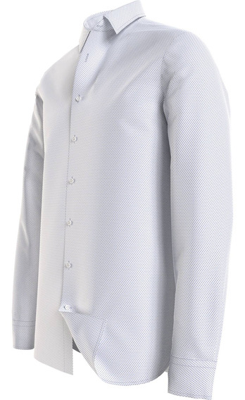 Camisa Solid Oxford Hombre Blanco Tommy Hilfiger E2 
