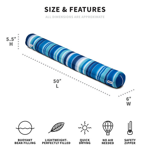 Big Joe Noodle Flotador Para Piscina Sin Necesidad De Inflac