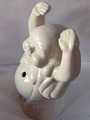Vaso De Coleccion Porcelana En Forma De Buda Oriental Retro (Usado)