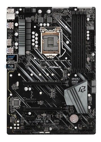 Placa Madre Asrock Z390 Phantom Gaming 4s/ac Oem Bulk Negro