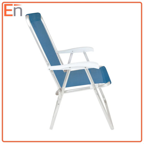Silla Alta Conforto En Aluminio Sannet Mor Azul Claro Color Celeste