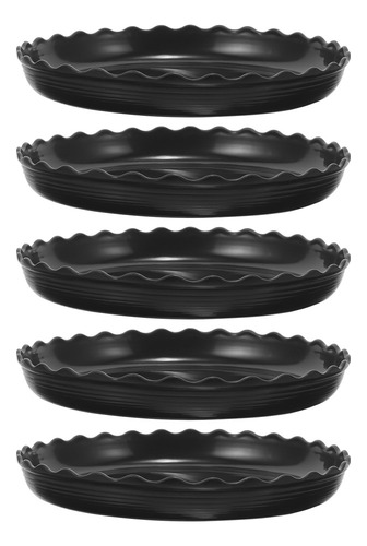 Base Circular Para Macetas Con Forma De Bandeja, 5 Unidades