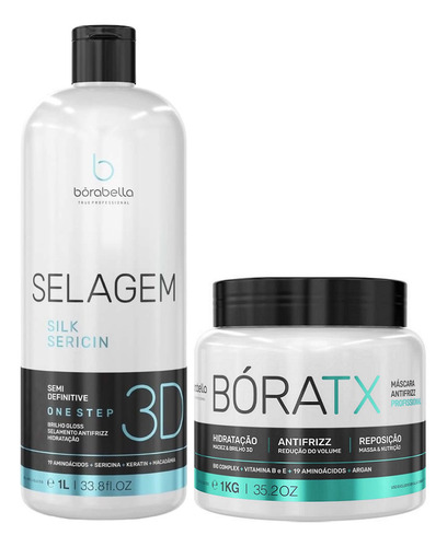 Semi Definitiva Borabela 3d Sem Formol + Botox 1 Kilo 
