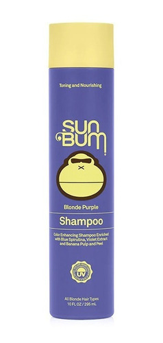 Sun Bum-shampoo Púrpura Cabellos Rubios Y Castaños 295ml