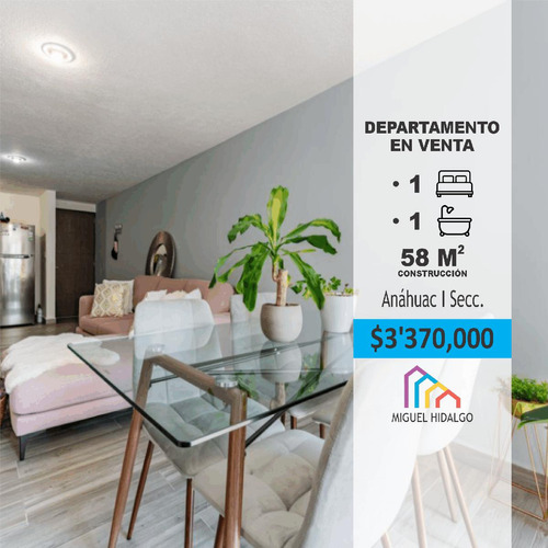 Departamento En Venta En Avenida Marina Nacional En Anáhuac I Sección