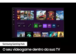 Smart Tv 50'' 4k Uhd 50cu7700 2023 Preta Samsung