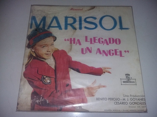 Lp Vinilo Disco Acetato Vinyl Marisol Ha Llegado Un Angel