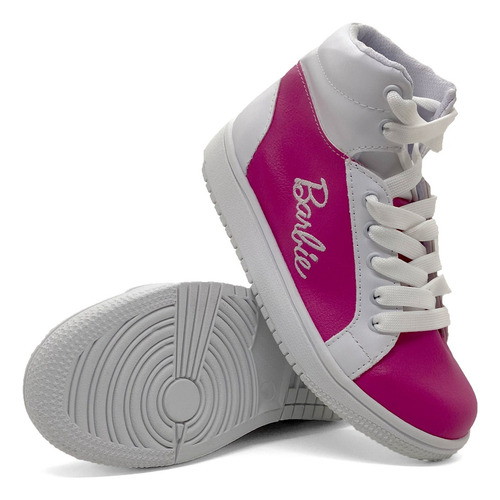 Imagen 4 de 7 de Zapato Zapatilla Botita Nena Barbie Liviana Comoda 27 Al 36
