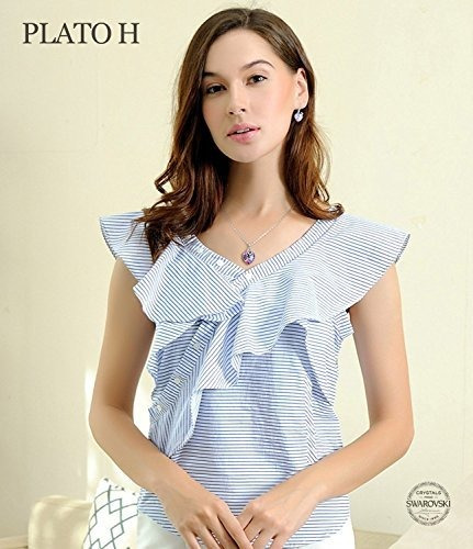 Plato H Cambiar Color Collar Corazon Collar Mujer Regalos Co