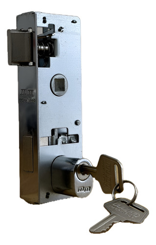 Miolo Fechadura Lingueta Reversível Ta Porta Vidro 14,5cm