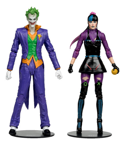 Mcfarlane Toys - Dc Multiverse The Joker & Punchline 7 A...