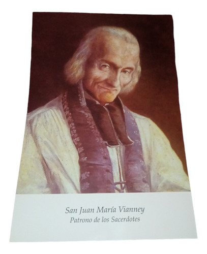 Lámina  San Juan María De Vianney, Patróno De Los Sacerdotes