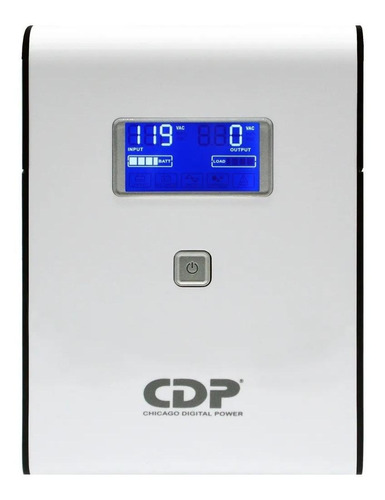 CDP UPS Interactiva Chicago Digital Power R-Series R-Smart 2010 2000VA entrada y salida de 120V CA negro