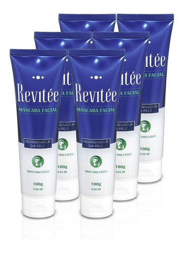 Imagem 1 de 3 de 6x Mascara Facial Revitee 100g