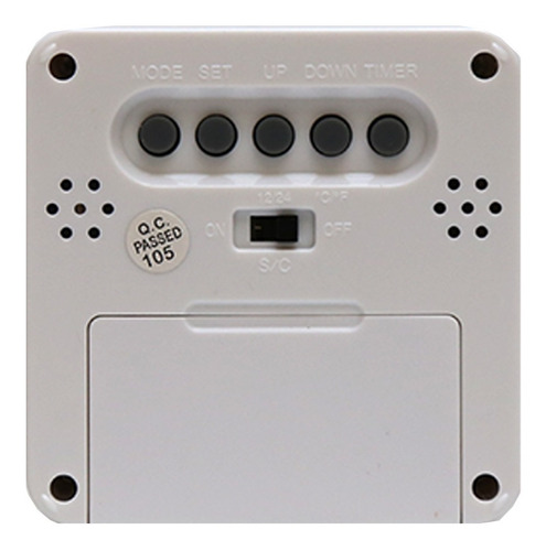 Reloj Despertador Digital Luz Led Con Alarma Y Termometro