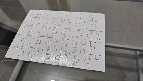 30 Rompecabezas Sublimable A5 Rectangular Blanks Cartón.