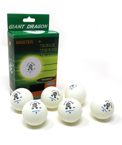 Bolas De Ping Pong Giant Dragon 1 Estrella, Pelotas X 6