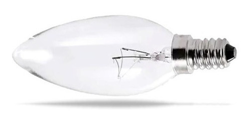 Imagem 4 de 8 de Kit 4 Lâmpada Incandescente Vela Clara 25w 127v E12