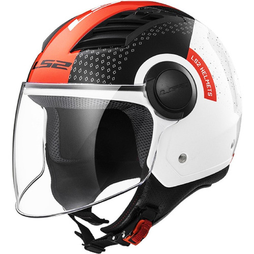 Casco Ls2 Of562 Airflow Condor Talla Xl Color Branco Ro Moto