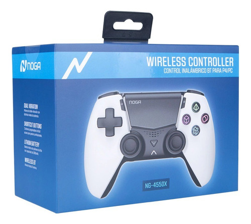 Joystick Gamepad Inalámbrico Multiplataforma Noga Ng-4550x Gris