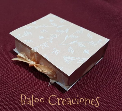 Imagen 1 de 4 de Cajitas Personalizadas Para Souvenirs X10