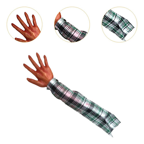 Mano Falsa Con Extremidad Falsa Ensangrentada, Forma B